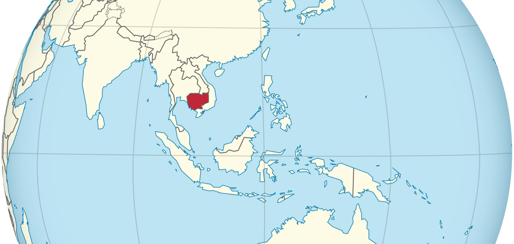 Kambodscha Landkarte