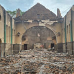 Mosambik zerstörte Kirche Cabo Delgado