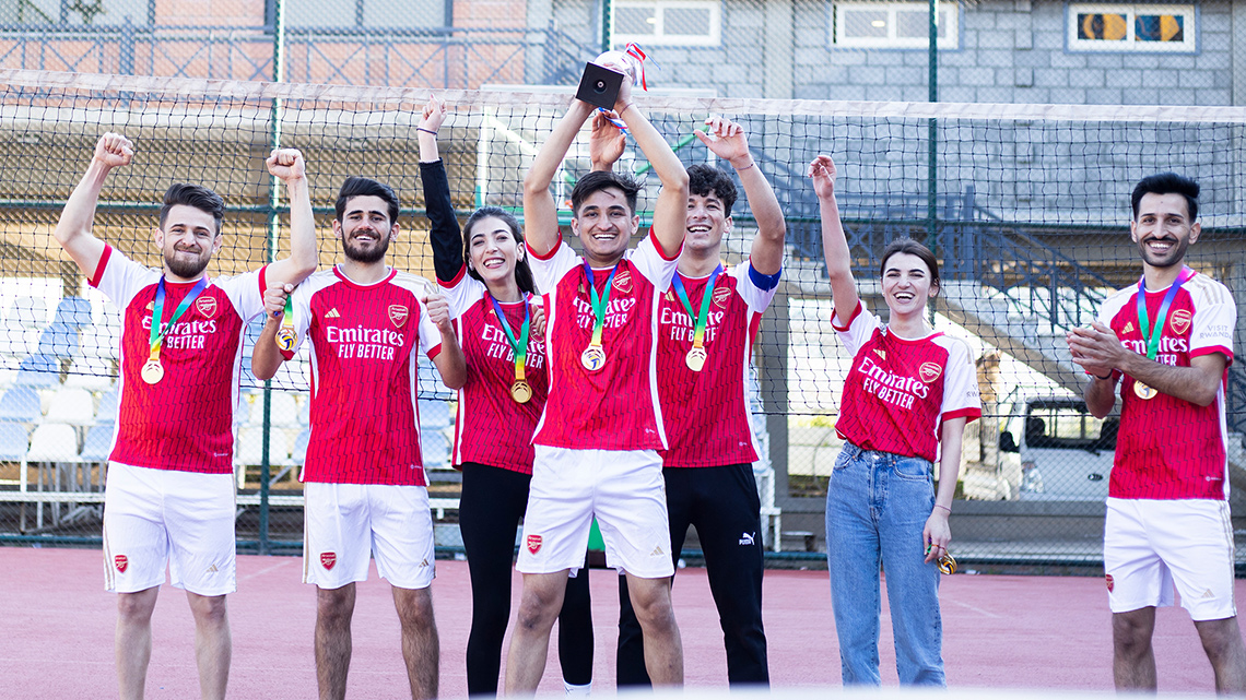 Irak Studenten Fußball