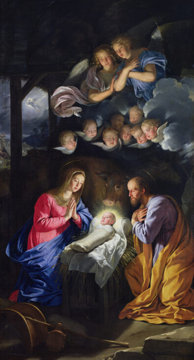 Die Geburt Weihnachtskarte