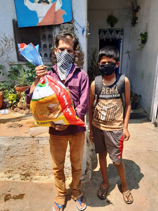 Indien Lebensmittelpaket