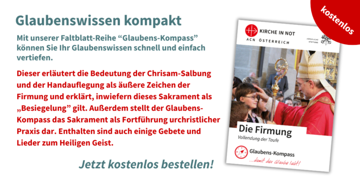 Glaubens-Kompass: Firmung Pop Up