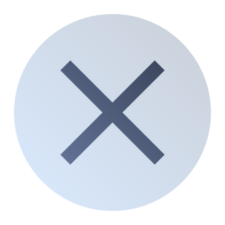 Close button