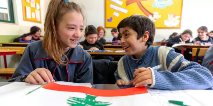 Schüler Libanon Schule