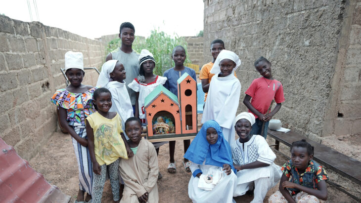 Burkina Faso Kinder Krippenspiel