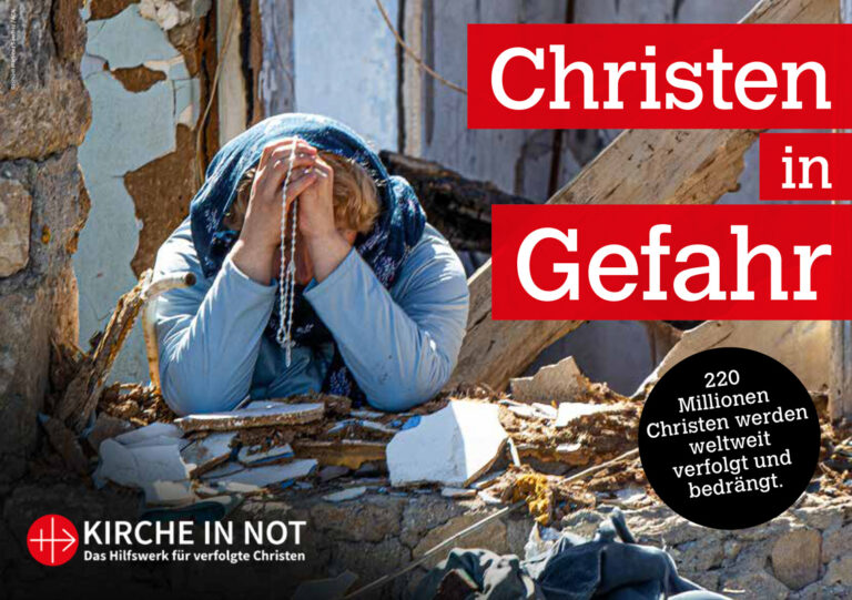 Faltblatt Christen in Gefahr