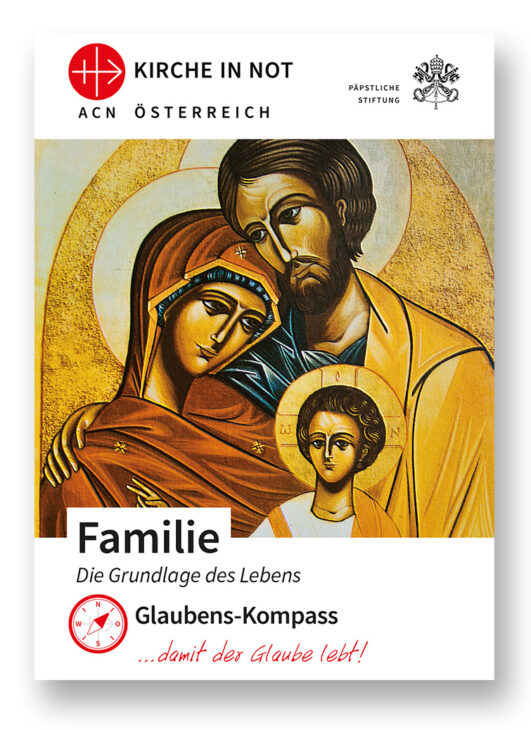 Glaubens-Kompass: Familie mit Schlagschatten
