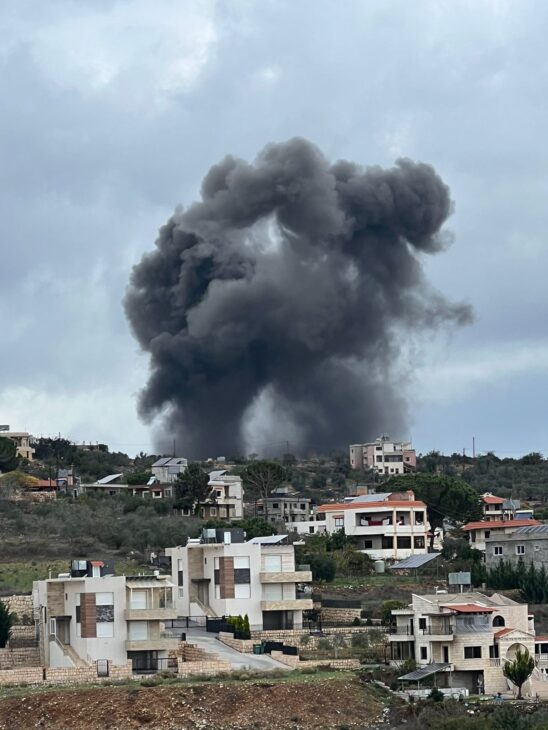 Krieg Explosion Libanon