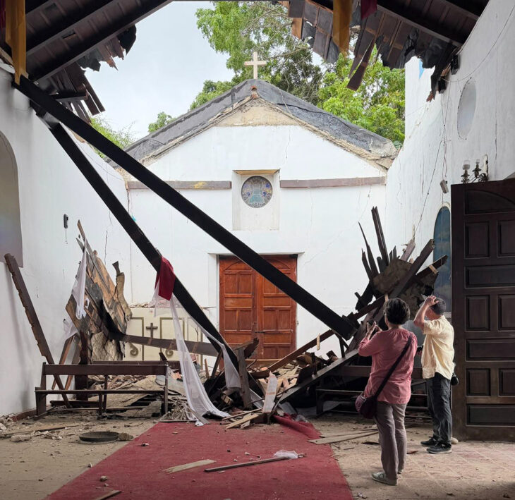 Venezuela Erdbeben Kirche zerstört